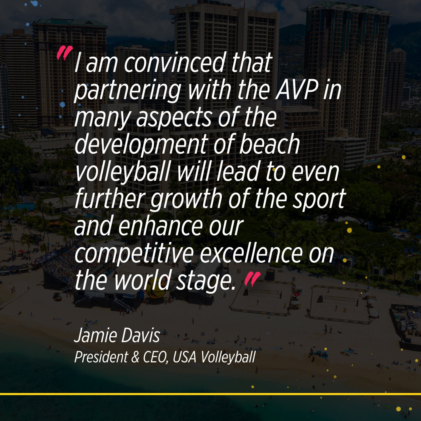 AVP and USAV Announce Partnership AVP Beach Volleyball