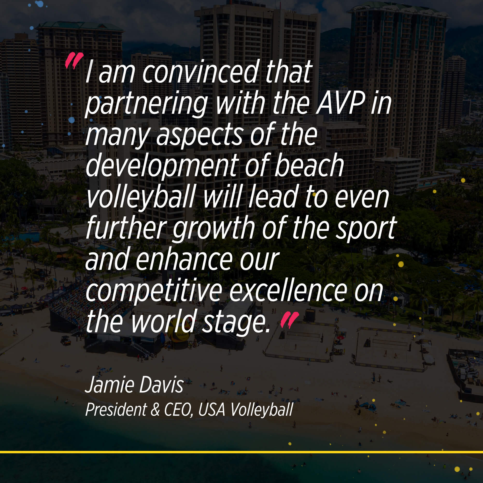 AVP and USAV Announce Partnership AVP Beach Volleyball