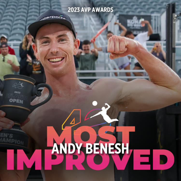 2023 AVP Athlete Awards Most Improved, Mens: Andy Benesh