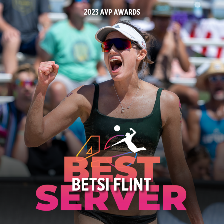 2023 AVP Athlete Awards Best Server, Womens: Betsi Flint