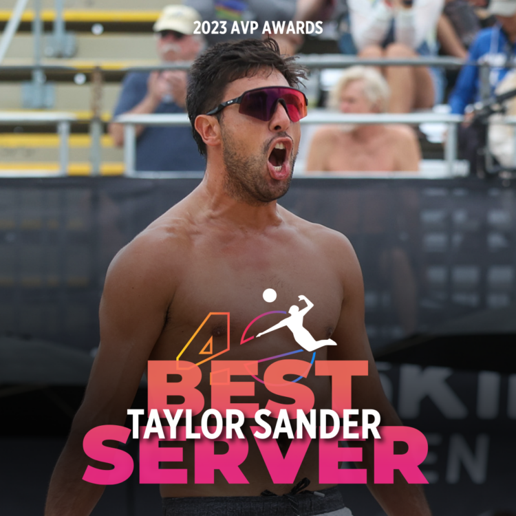AVP's 2023 Athlete Awards Best Server, Mens: Taylor Sander