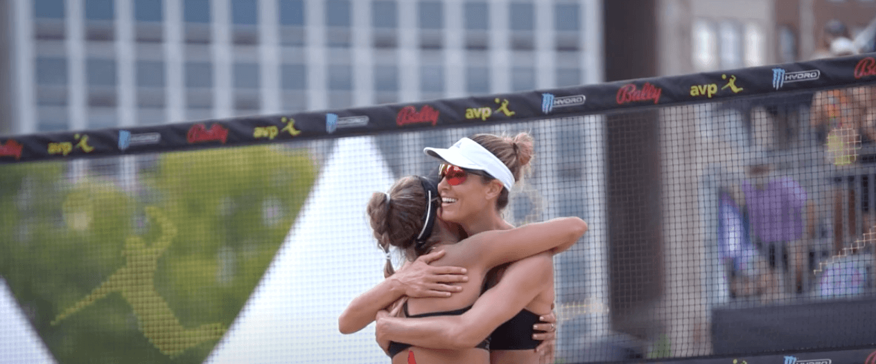 AVP Gold Series Chicago Open Women's Final Point AVP Beach Volleyball