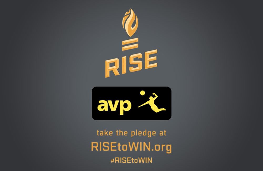 Watch the AVP Athletes RiseToWin AVP Beach Volleyball